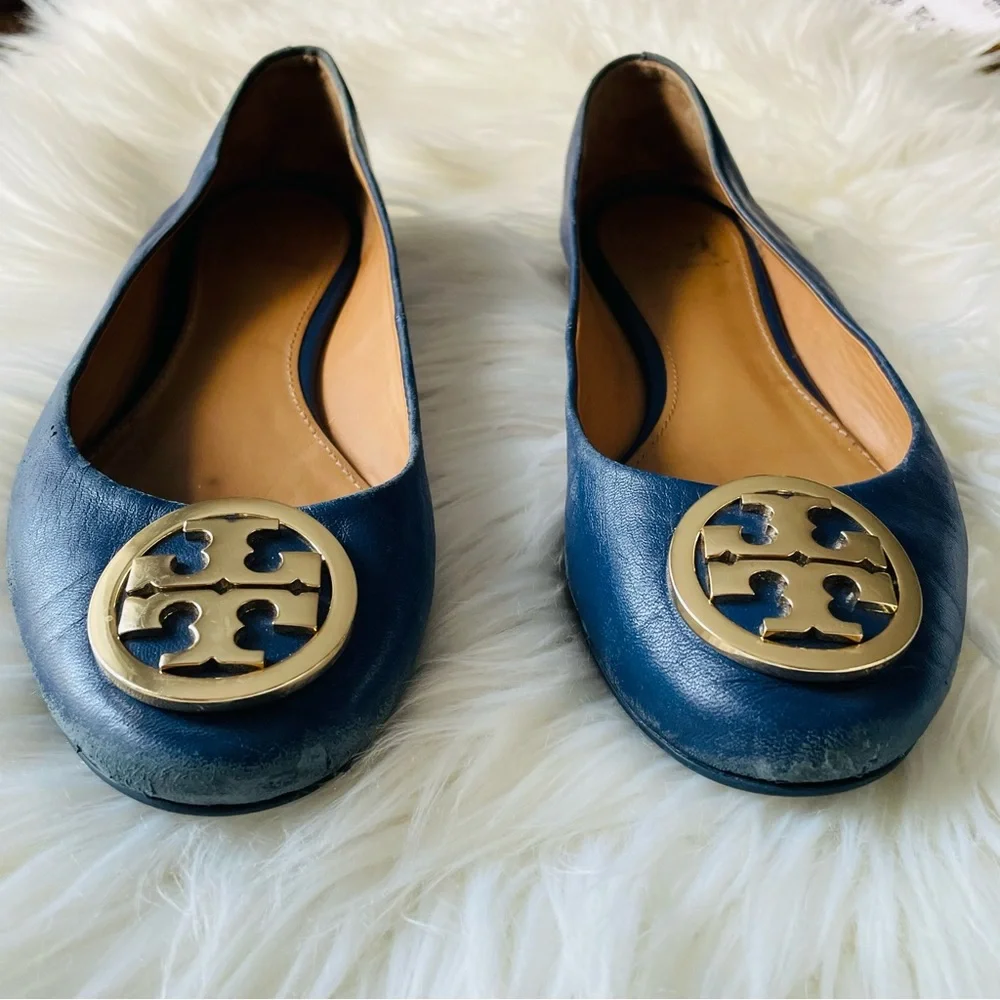 TORY BURCH Royal Navy Benton Ballet Flat